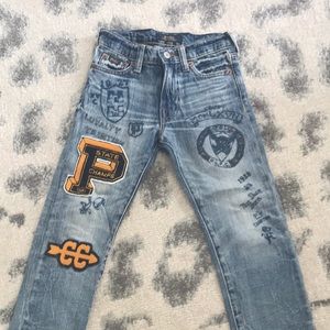 Polo Ralph Lauren patchwork jeans